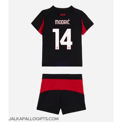 AC Milan Luka Modric #14 Koti Peliasu Lasten 2025-26 Lyhythihainen (+ Lyhyet housut)